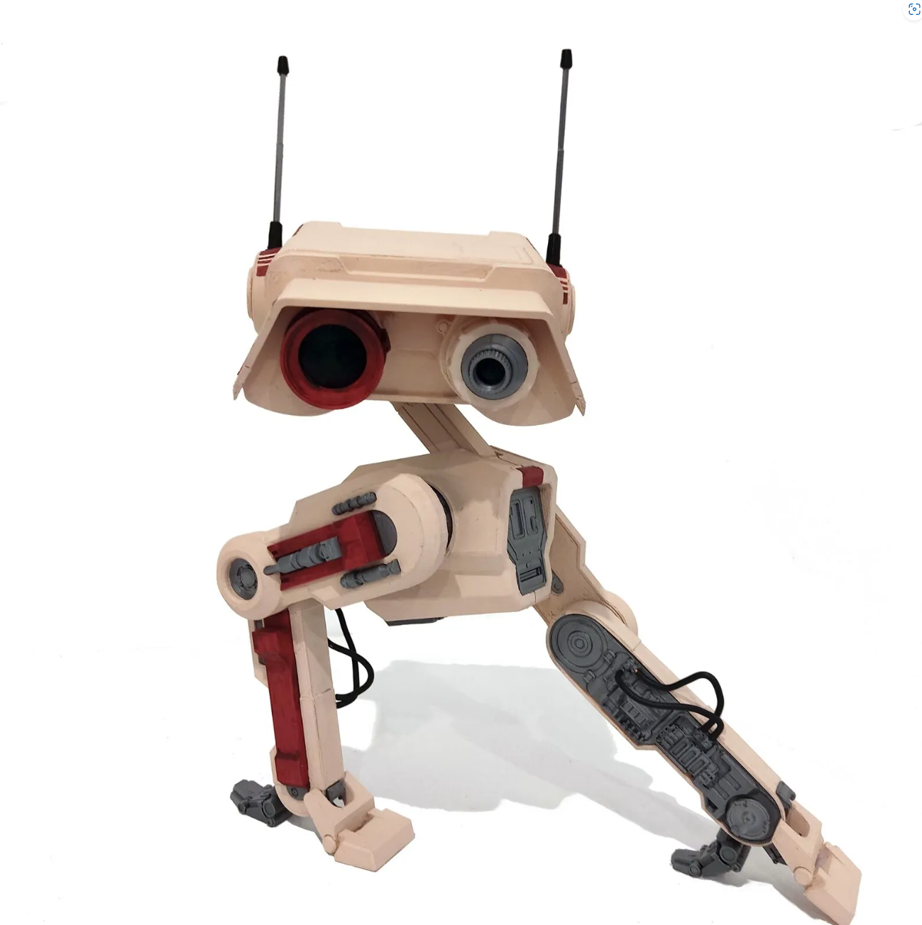 LIfe Size Star Wars BD-1 Droid Poseable Figure 3D Printed Kit