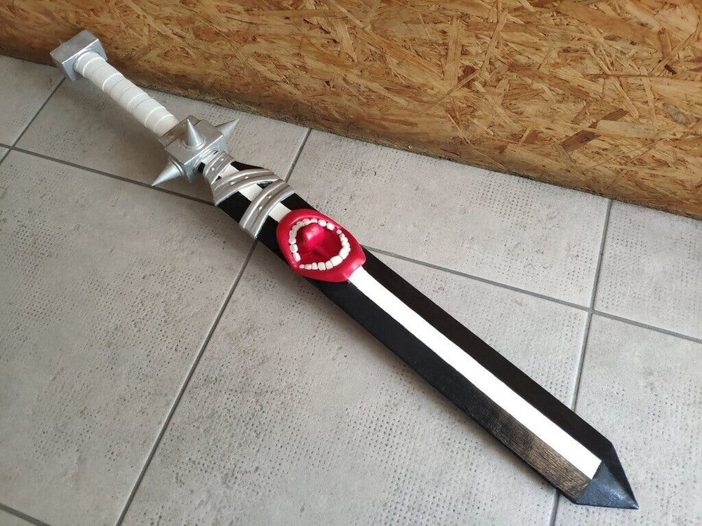 Life Size Crona Sword Soul Eater Anime Cosplay Kit 3D Printed