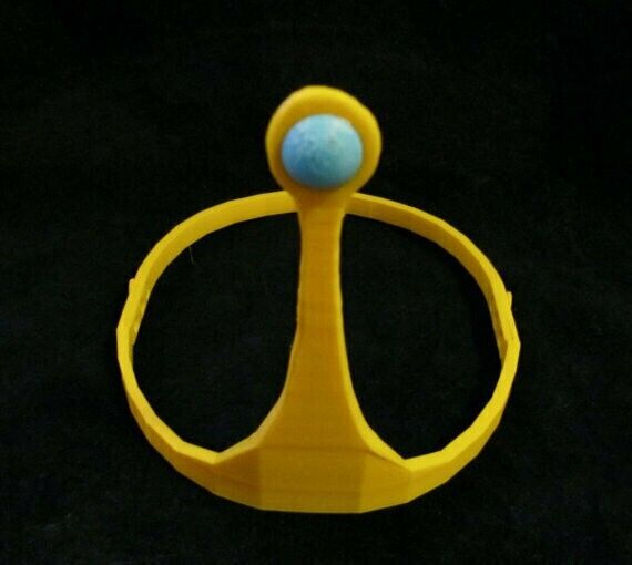 Life Size Princess Bubblegum Crown Adjustable Anime Cosplay Kit 3D Printed