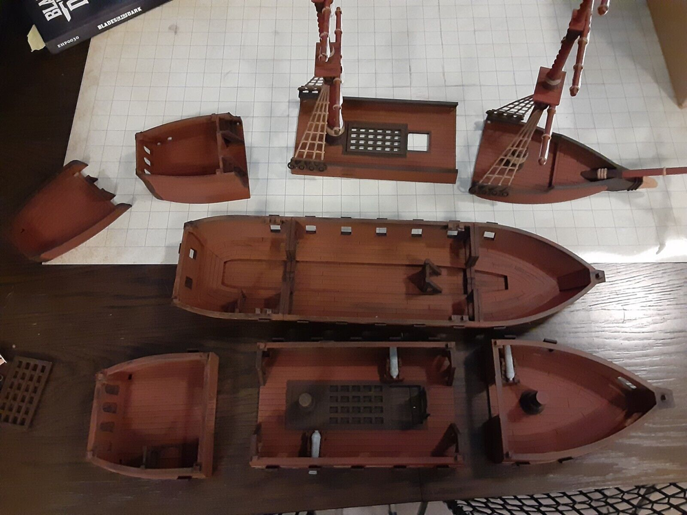 Big Warship Boat Terrain 28mm | 32mm | D&D | Pathfinder | Tabletop | 3D Printed