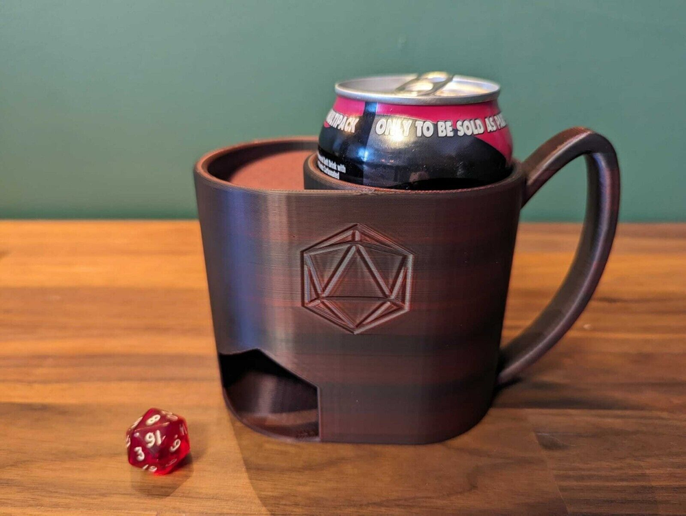 Dice Tower Can Holder Multi-Use D&D | Pathfinder | Tabletop | RPG | 3D Printed