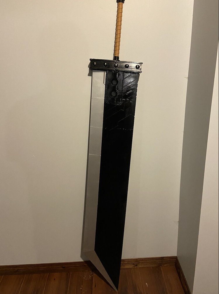 Life Size Buster Sword Final Fantasy Anime Cosplay Kit 3D Printed