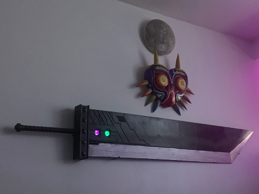 Life Size Buster Sword Final Fantasy Anime Cosplay Kit 3D Printed