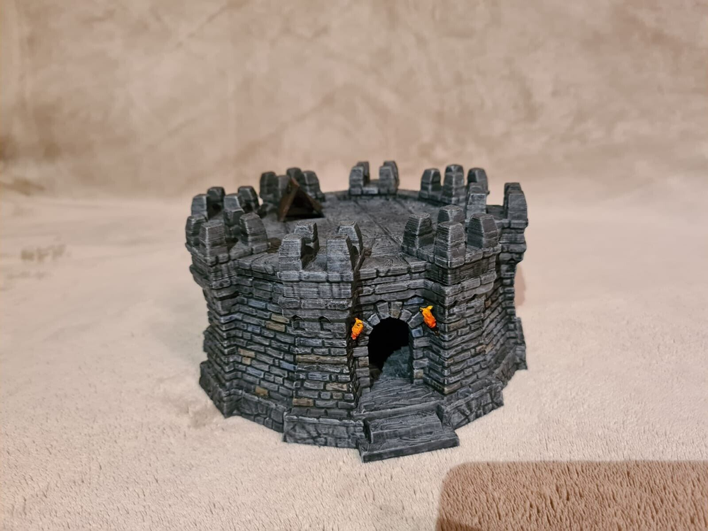 Small Tower Terrain 28mm | 32mm | D&D | Pathfinder Tabletop 3D Printed