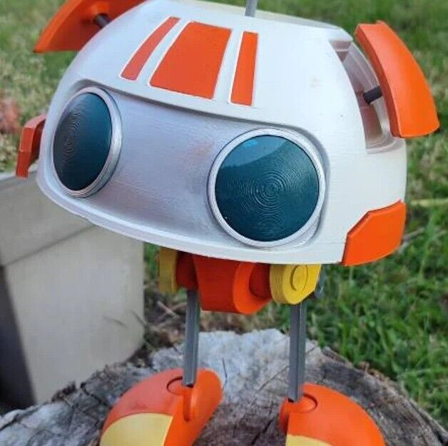 Life Size Star Wars RJ Droid Poseable Action Figure Kit 3D Printed