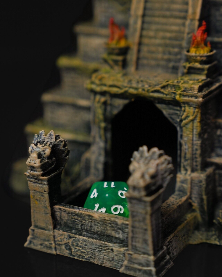 Large Aztec Temple Dice Tower D&D | Pathfinder | Tabletop | RPG | 3D Printed