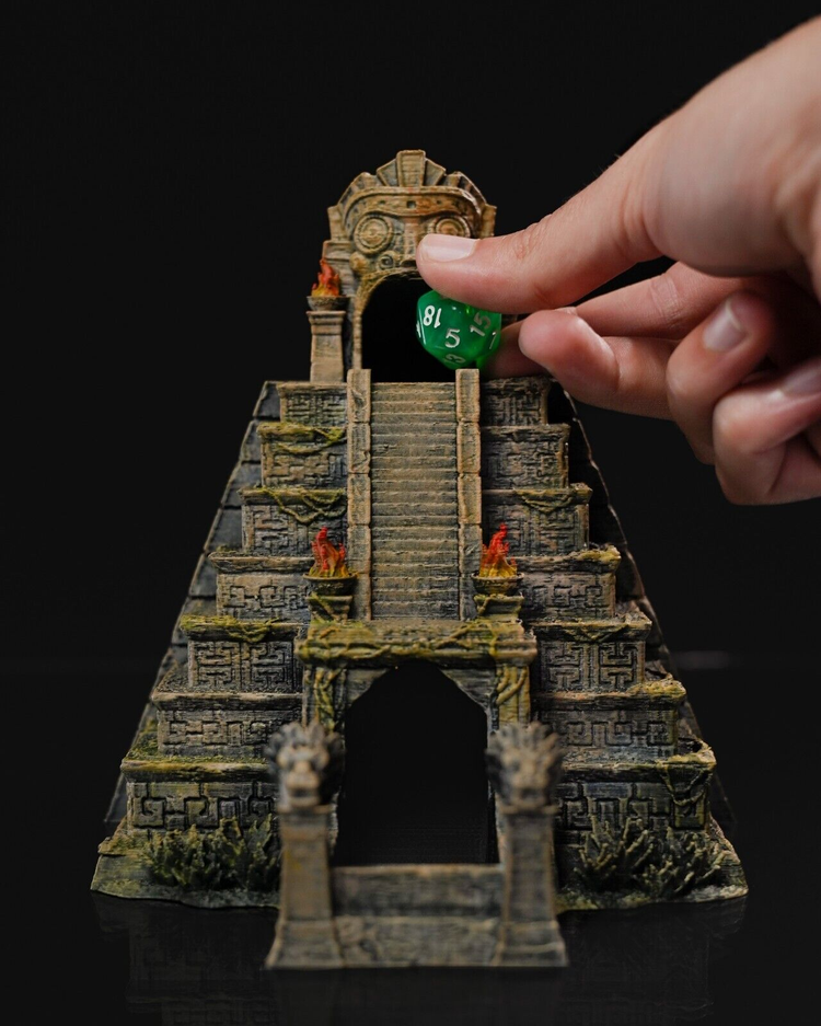 Large Aztec Temple Dice Tower D&D | Pathfinder | Tabletop | RPG | 3D Printed