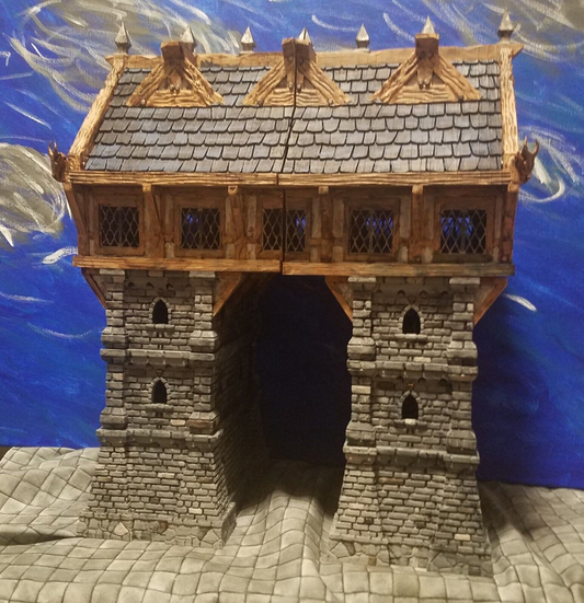 Bridgehouse Building Terrain 28mm | 32mm | D&D | Pathfinder Tabletop 3D Printed