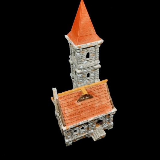 Church Tower House Terrain 28mm | 32mm | D&D | Pathfinder | Tabletop 3D Printed