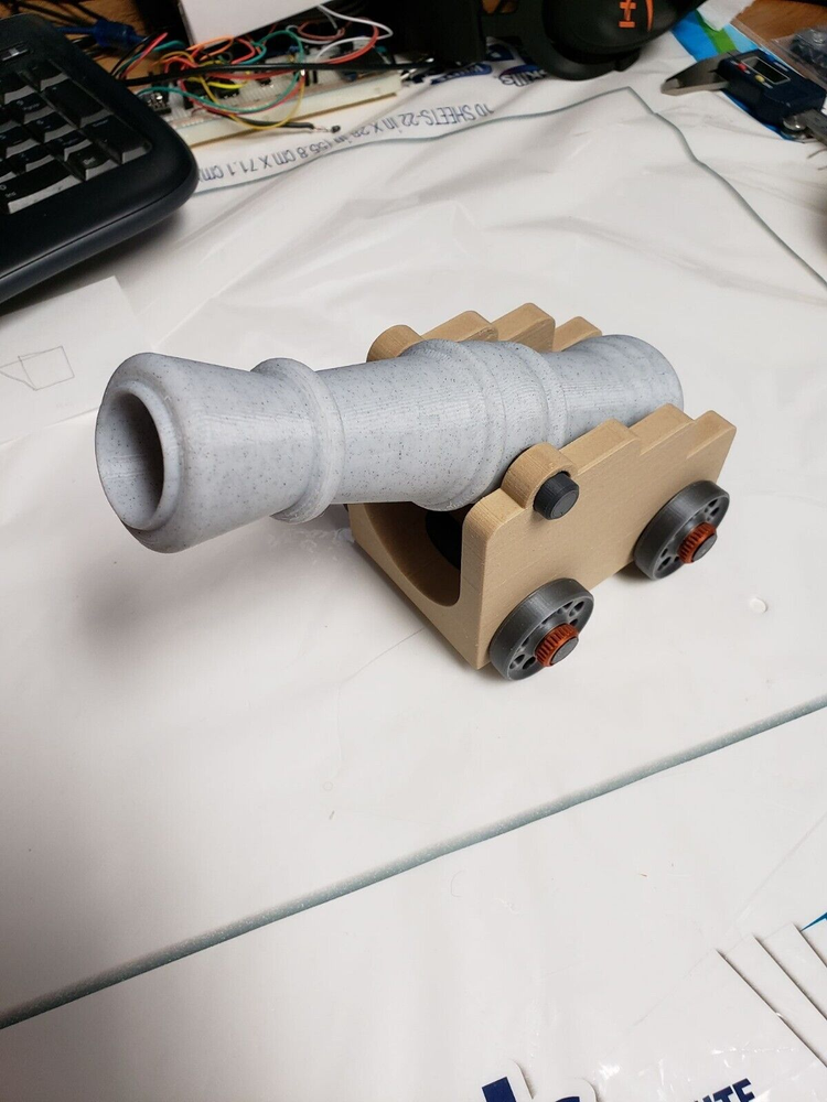 Large Dice Cannon Dice Launcher D&D | Pathfinder | Tabletop | RPG | 3D Printed