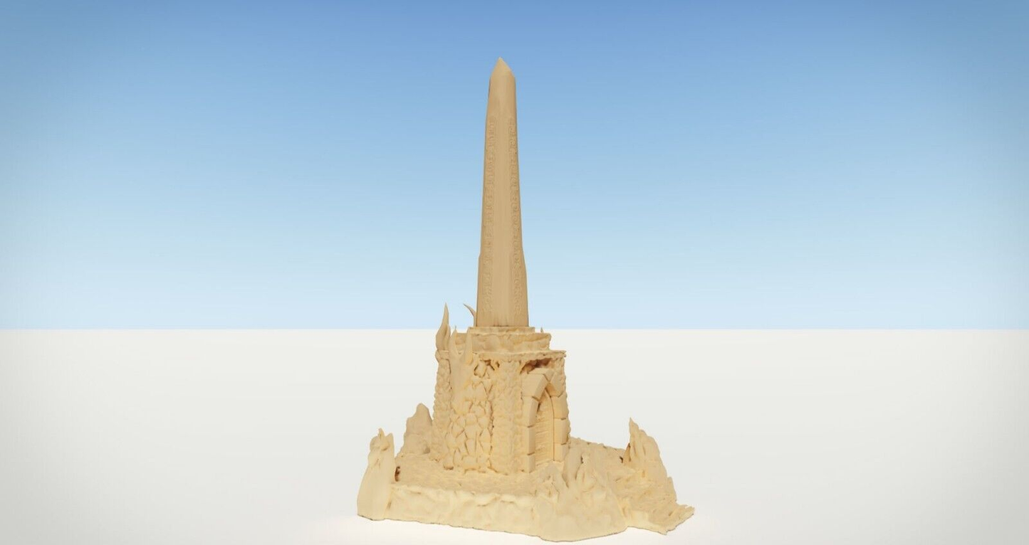 Cursed Obelisk Terrain 28mm | 32mm | D&D | Pathfinder | Tabletop | 3D Printed