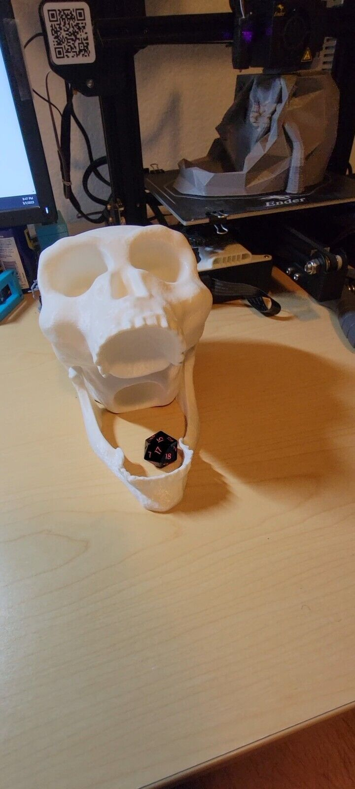 Human Skull Dice Tower D&D | Pathfinder | Tabletop | RPG | 3D Printed