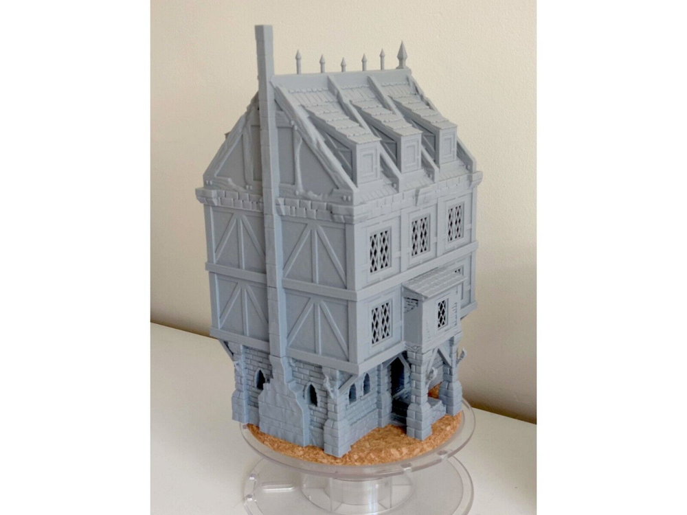 Inn Building Terrain 28mm | 32mm | D&D | Pathfinder | Tabletop | 3D Printed