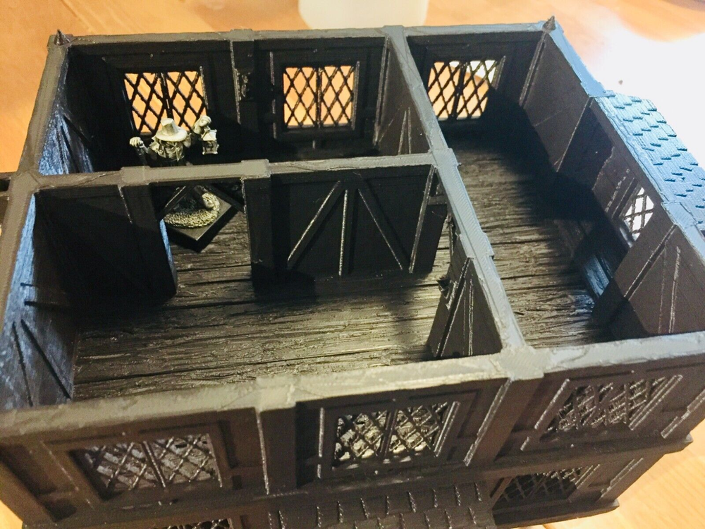 Inn Building Terrain 28mm | 32mm | D&D | Pathfinder | Tabletop | 3D Printed