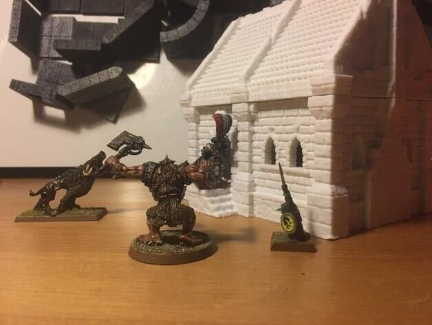 Cottage Building Terrain 28mm | 32mm | D&D | Pathfinder | Tabletop | 3D Printed