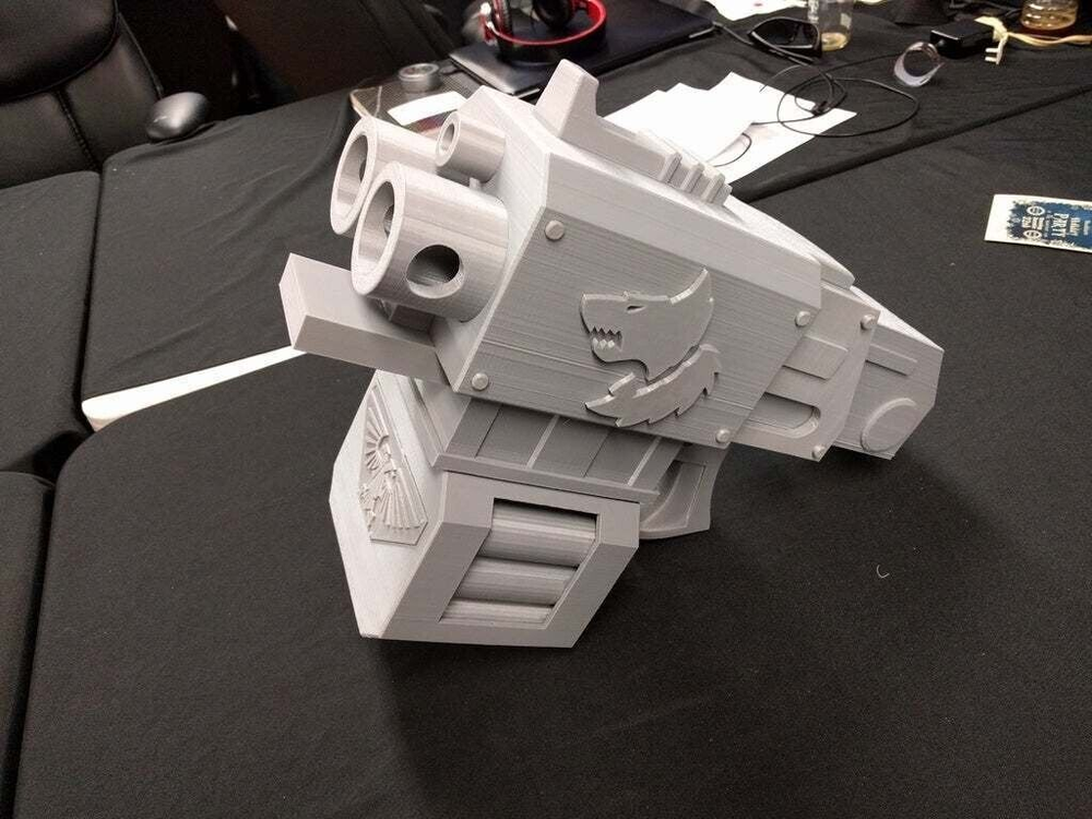 Life Size Warhammer Storm Bolter Cosplay Kit 3D Printed