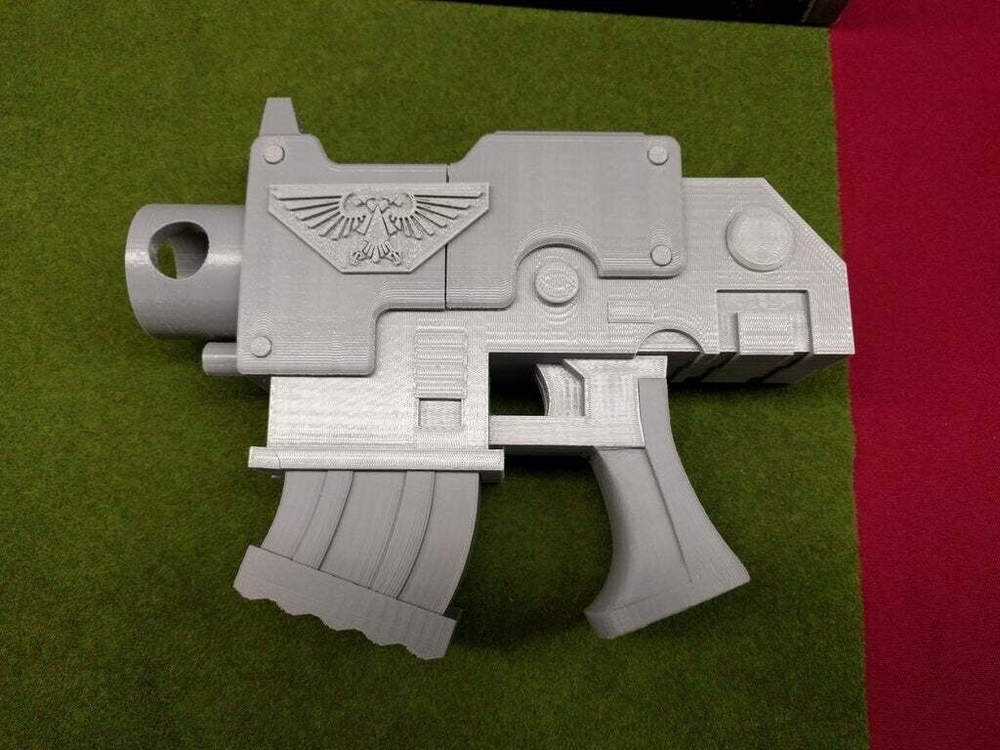 Life Size Warhammer Bolt Pistol Cosplay Kit 3D Printed