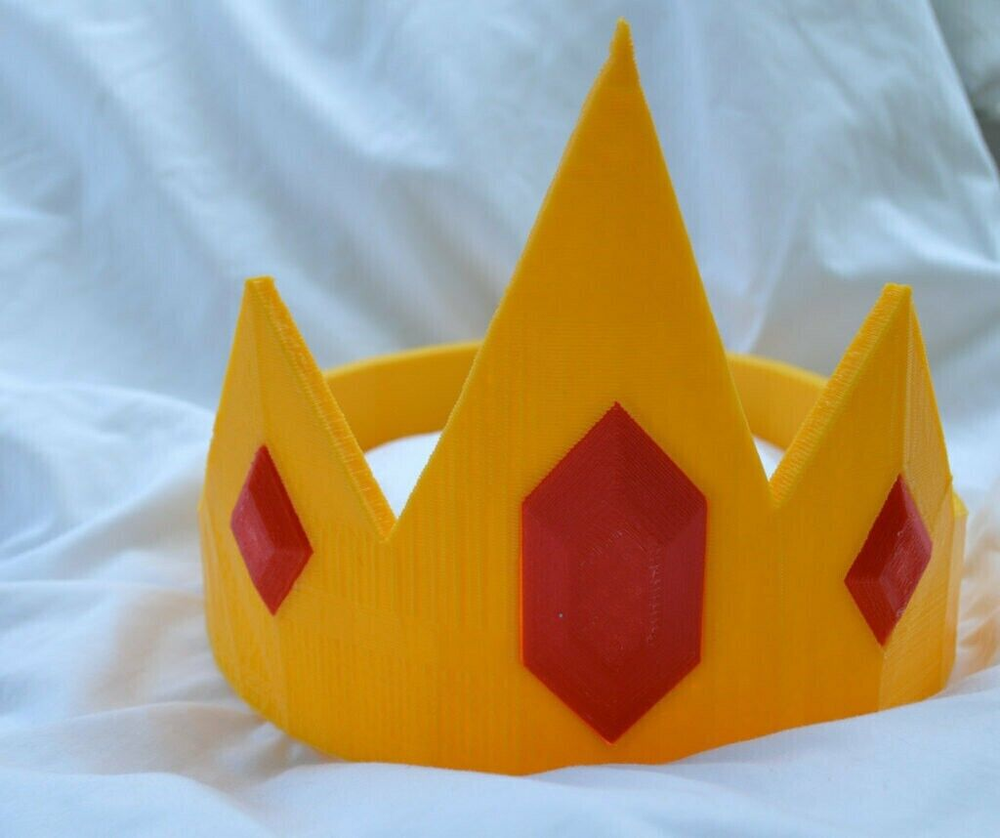 Life Size Ice King Crown Adjustable Adventure Time Anime Cosplay Kit 3D Printed