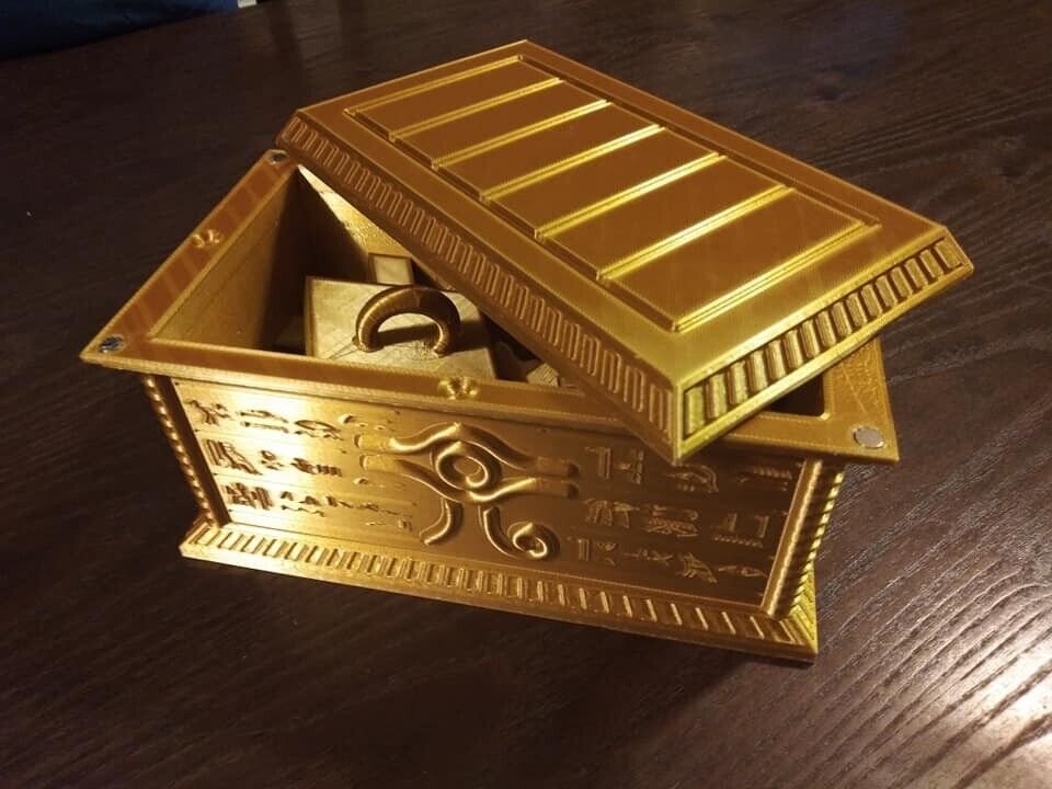 Millennium Puzzle Deck Box Magnetic TCG Magic The Gathering Yu-Gi-Oh! 3D Printed