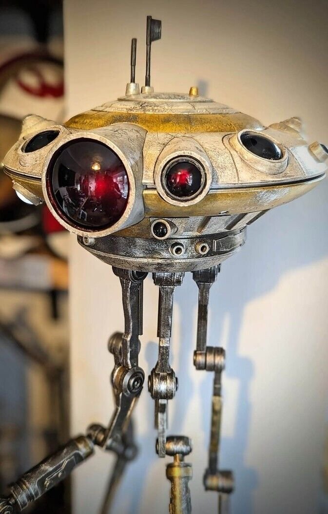 Life Size Star Wars ID Seeker Droid Poseable Action Figure 3D Printed