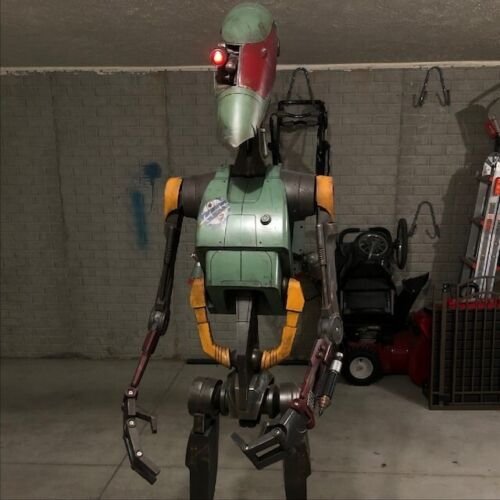 Life Size Star Wars Battle Droid Poseable Action Figure Kit 3D Printed