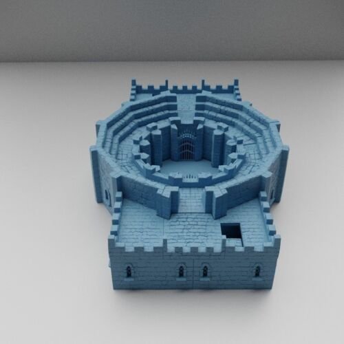 Large Arena Building Terrain 28mm 32mm D&D | Pathfinder | Tabletop | 3D Printed